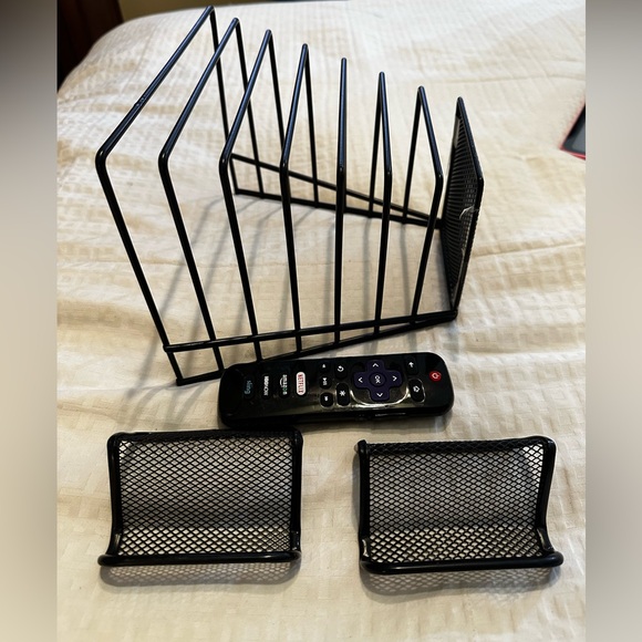 Black Metal Organizer Set - Picture 1 of 6